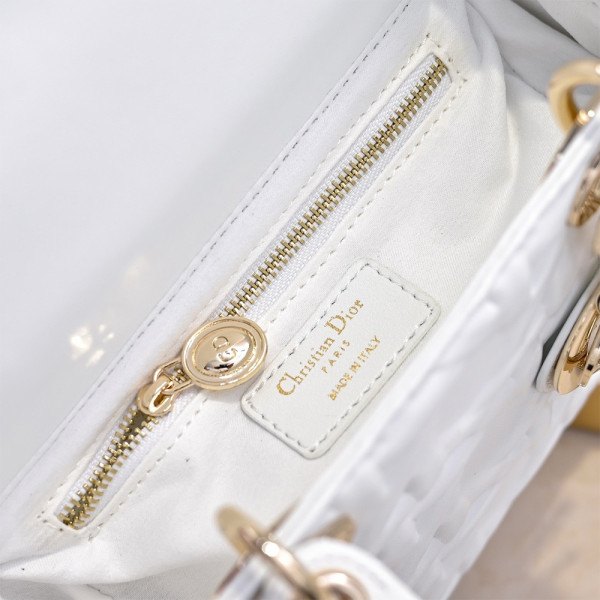 Christian Dior, Lady Dior, Women's Bag, White