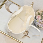 Christian Dior, Toujours, Women's Bag, White