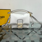Fendi, Mamma Baguet, Women's Bag, White