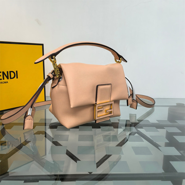 Fend, Mamma Baguette, Women's Bag, Nude