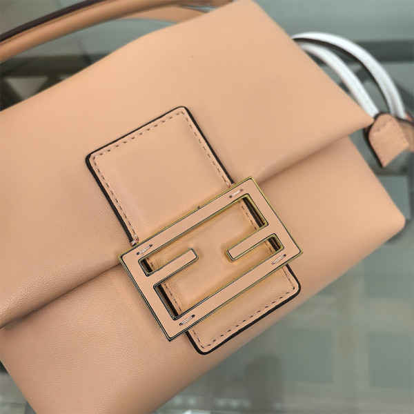 Fend, Mamma Baguette, Women's Bag, Nude