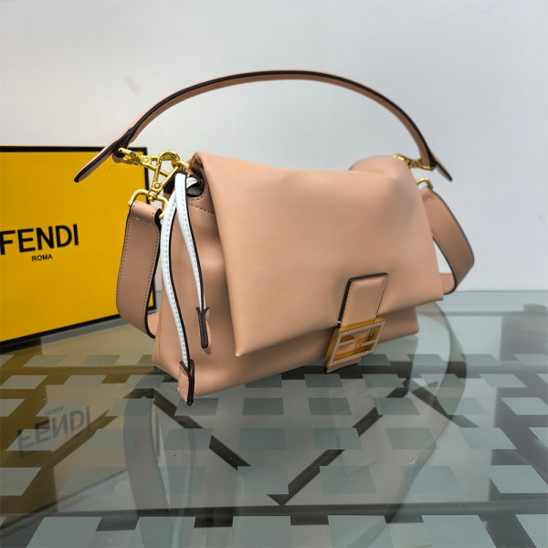 Fendi, Mamma Baguette, Women's Bag, Nude