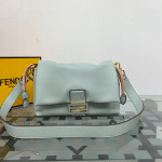 Fendi, Mamma Baguette, Women's Bag, Mint