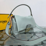 Fendi, Mamma Baguette, Women's Bag, Mint