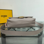 Fendi, Mamma Baguette, Women's Bag, Grey