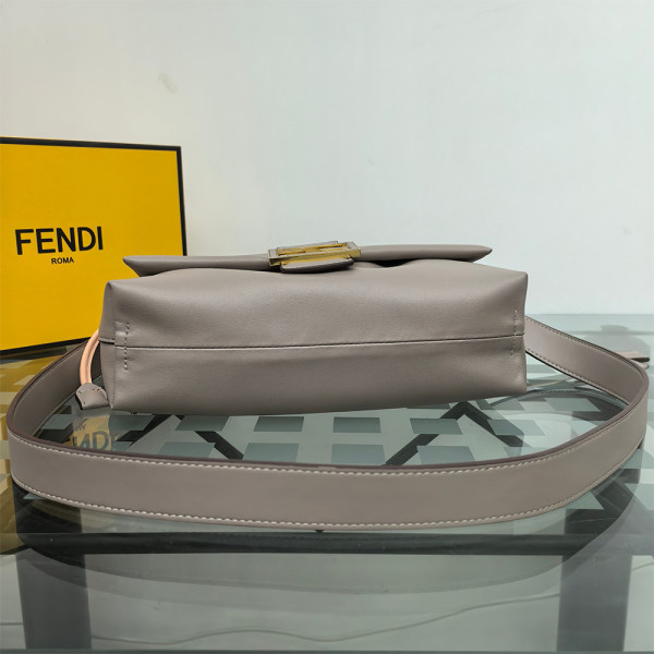 Fendi, Mamma Baguette, Women's Bag, Grey