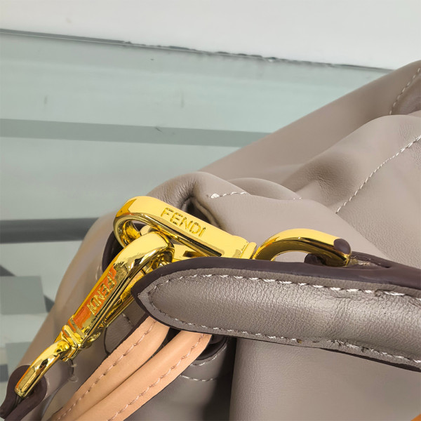 Fendi, Mamma Baguette, Women's Bag, Grey