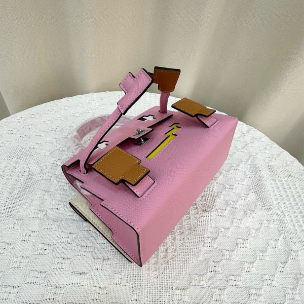 Hermes, Kelly Doll, Women's Bag, Pink