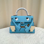 Hermes, Kelly Doll, Women's Bag, Blue