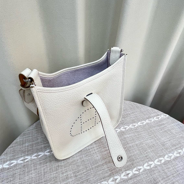 Hermes, Evelyne, Women's Bag, White