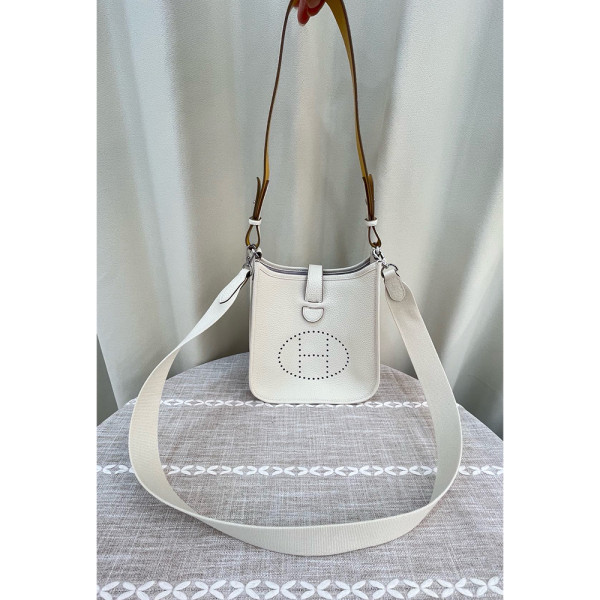 Hermes, Evelyne, Women's Bag, White