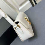 Yves Saint Laurent, Solfarino, Women's Bag, White