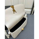 Yves Saint Laurent, Solfarino, Women's Bag, White