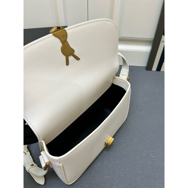 Yves Saint Laurent, Solfarino, Women's Bag, White