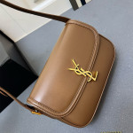 Yves Saint Laurent, Solfarino, Women's Bag, Brown