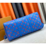 Louis Vuitton, Keepall Bandouliere, Men's Bag, Blue
