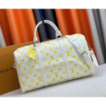 Louis Vuitton, Keepall Bandouliere, Men's Bag, White