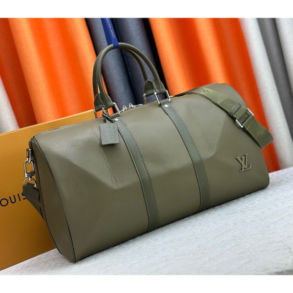 Louis Vuitton, Keepall Bandouliere, Men's Bag, Khaki