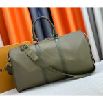 Louis Vuitton, Keepall Bandouliere, Men's Bag, Khaki