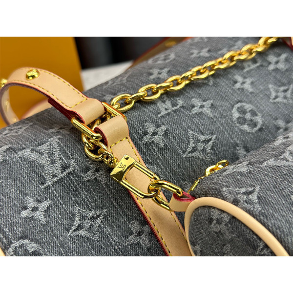 Louis Vuitton, Papillon, Women's Bag, Grey