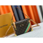 Louis Vuitton, Side Trunk, Women's Bag, Brown