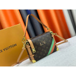 Louis Vuitton, Side Trunk, Women's Bag, Brown
