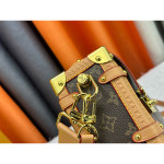 Louis Vuitton, Side Trunk, Women's Bag, Brown