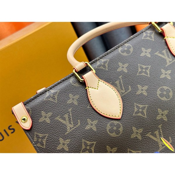 Louis Vuitton, On The Go, Women's Bag, Brown