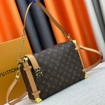 Louis Vuitton, Side Trunk, Women's Bag, Brown