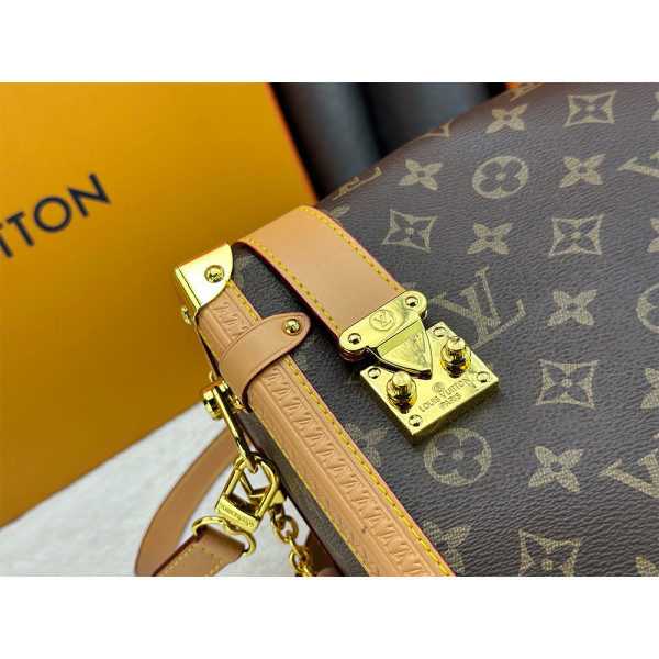 Louis Vuitton, Side Trunk, Women's Bag, Brown