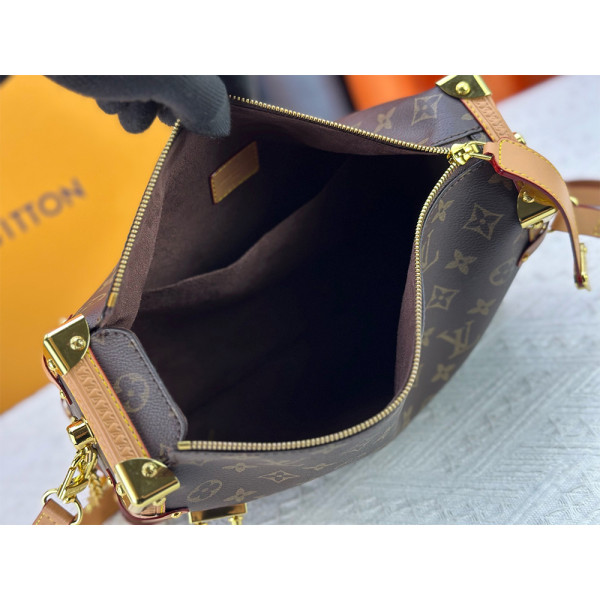 Louis Vuitton, Side Trunk, Women's Bag, Brown