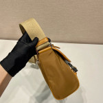 Prada, Re-Nylon Saffiano, Men's Bag, Camel