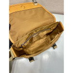 Prada, Re-Nylon Saffiano, Men's Bag, Camel