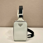 Prada, Brique, Men's Bag, White