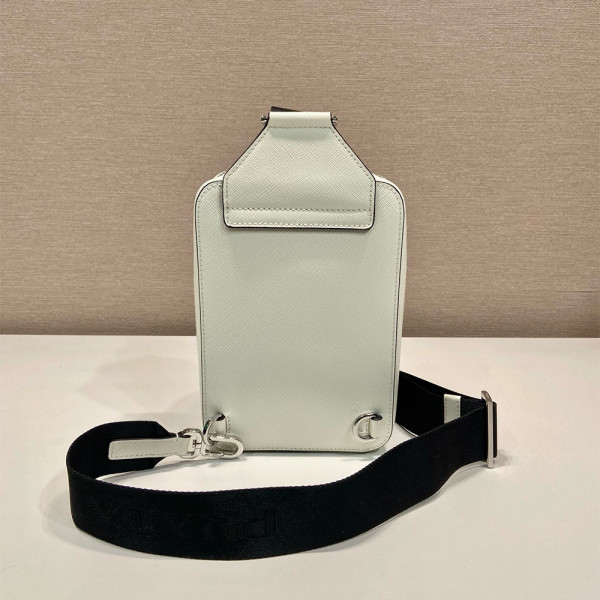 Prada, Brique, Men's Bag, White