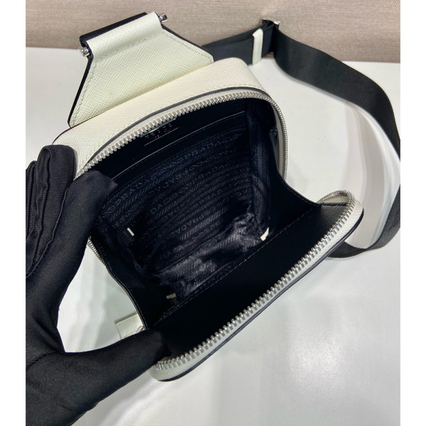 Prada, Brique, Men's Bag, White