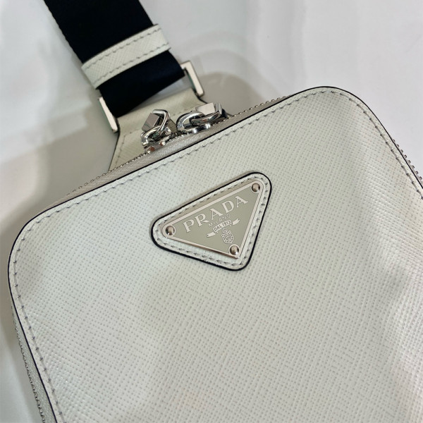 Prada, Brique, Men's Bag, White
