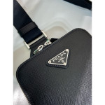 Prada, Brique, Heren Tas, Zwart