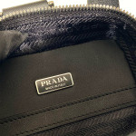 Prada, Brique, Heren Tas, Zwart