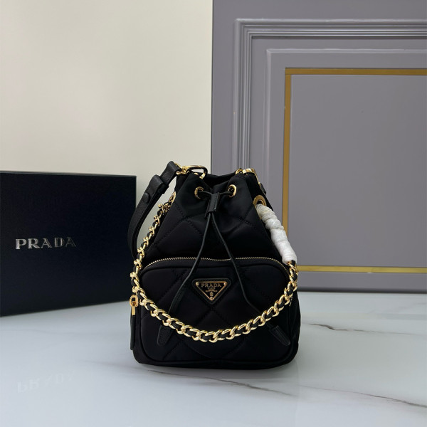 Prada, Re-Nylon, Women's Bag, Black