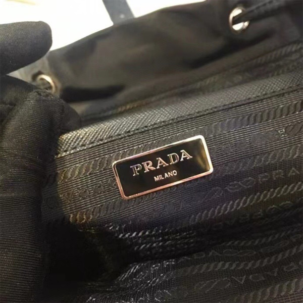 Prada, Re-Nylon, Women's Backpack, Black