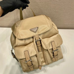 Prada, Re-Nylon, Women's Backpack, Camel
