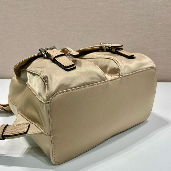 Prada, Re-Nylon, Women's Backpack, Camel