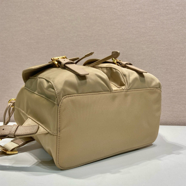 Prada, Re-Nylon, Women's Backpack, Camel