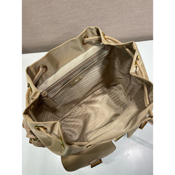 Prada, Re-Nylon, Women's Backpack, Camel