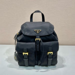 Prada, Re-Nylon, Women's Backpack, Black