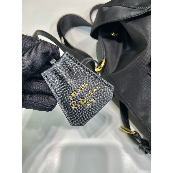 Prada, Re-Nylon, Women's Backpack, Black