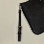 Prada, Clutch, Unisex Bag, Black