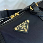 Prada, Red-Edition, Unisex Bag, Black