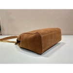 Prada, Tote, Women's Bag, Suede